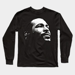 the black and white marvin Long Sleeve T-Shirt